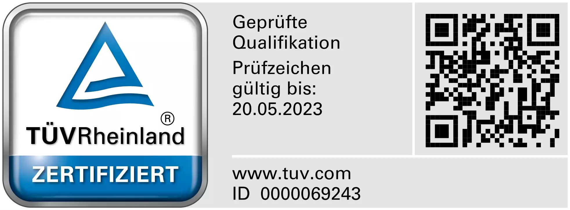 Tuev Rheinland zertifizierte und gepruefte Lueftungsfachkraft